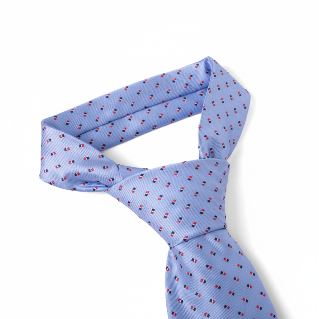 Men's Micro Fiber Poly Woven Regular Tie - MPW5981 Navy