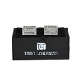 Premium Quality Cufflinks CL1409 - Full Pavé Crystal