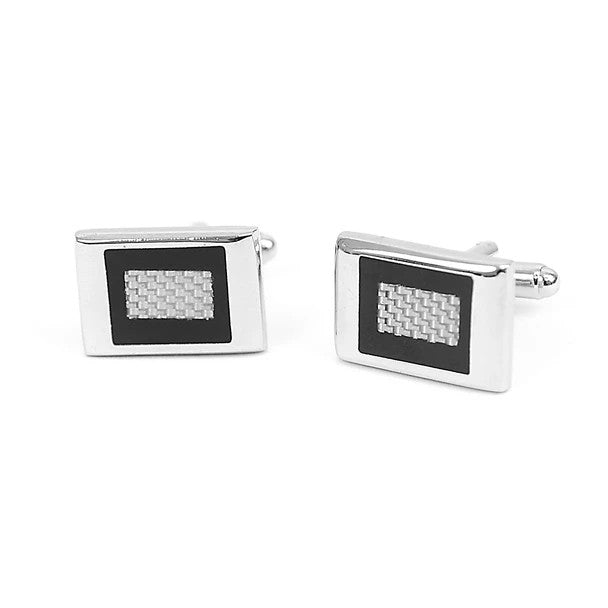 Premium Quality Cufflinks CL632 - Carbon Fiber