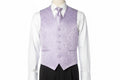 Brocade Vest Set - Lavender