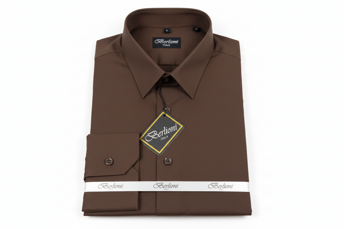 Dress Shirt - Brown