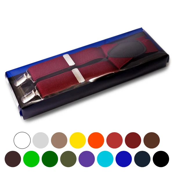 Men's Boxed Clip Suspenders CSB4601 - Color Options Box