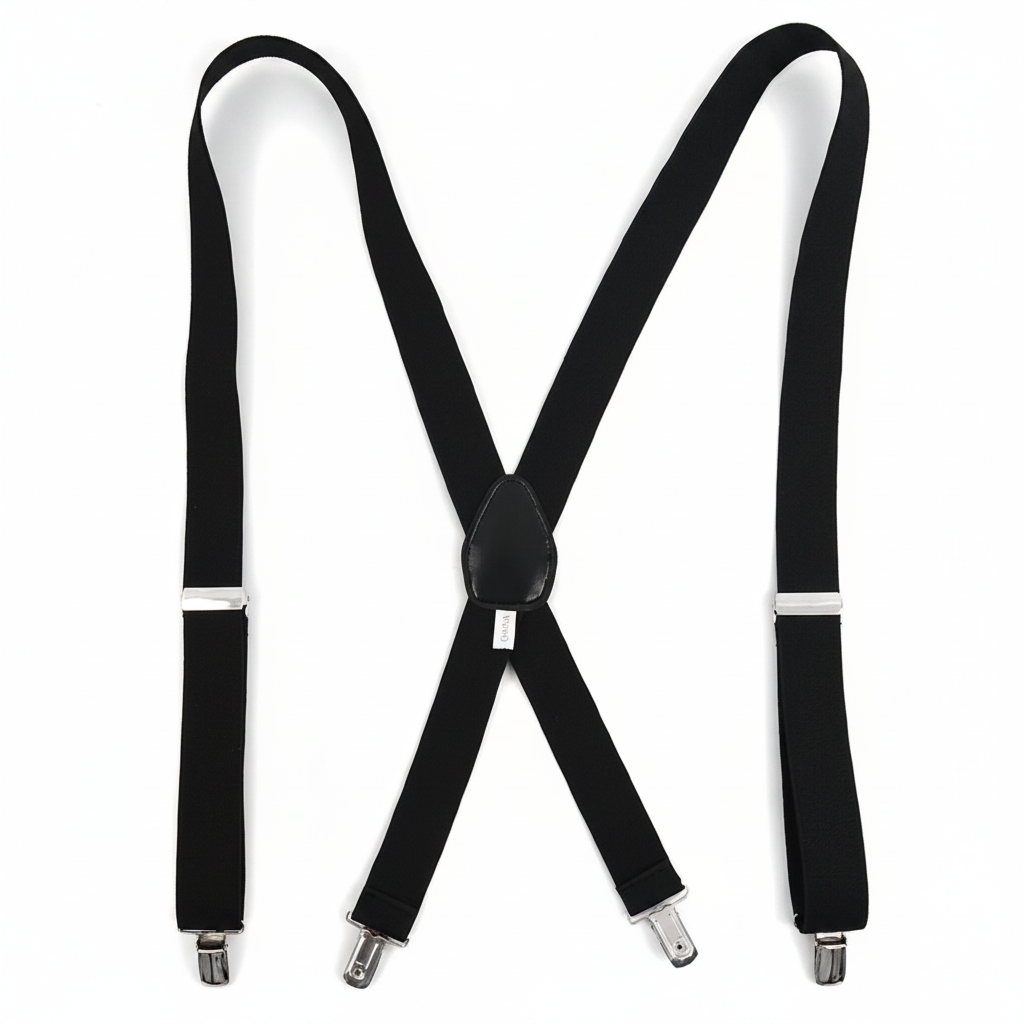 Men's Clip Suspenders CS1301 - Black