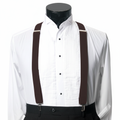 Men's Boxed Clip Suspenders CSB4601 - Brown