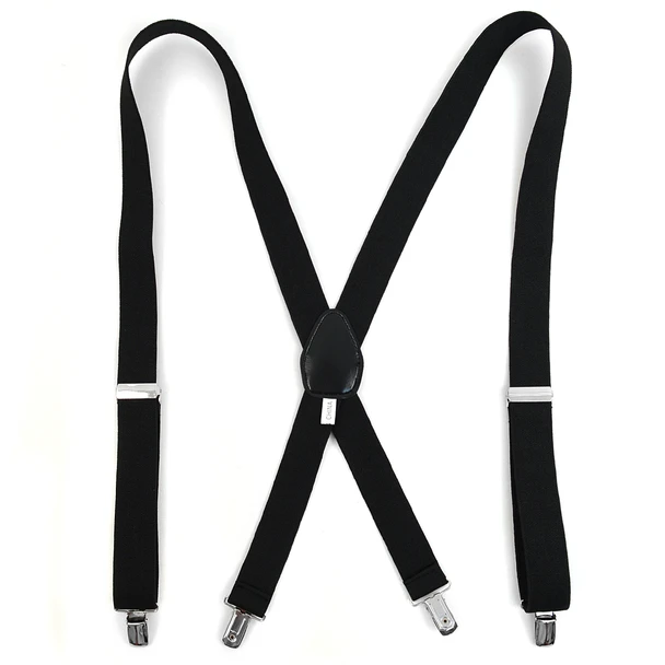 Men's Clip Suspenders CS1301 - Black