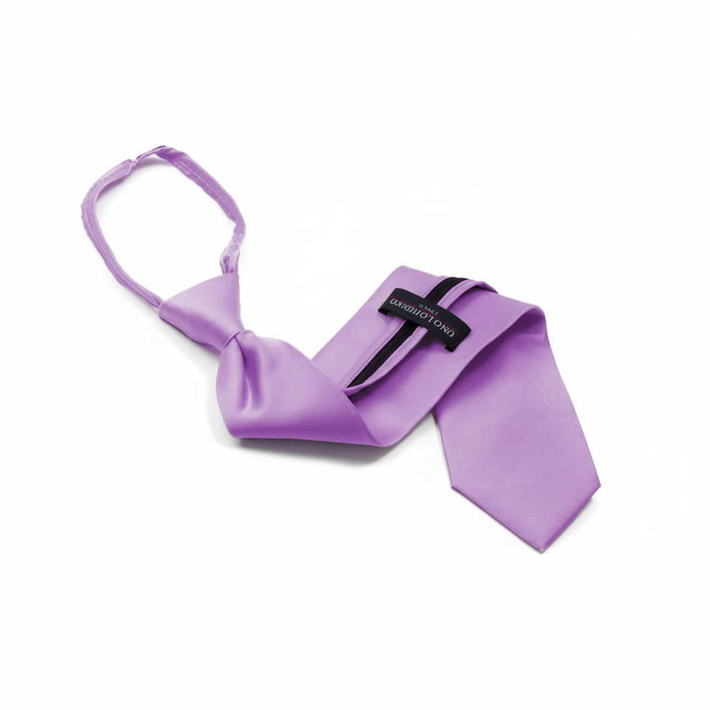 Poly Solid Zipper Tie - Z1301