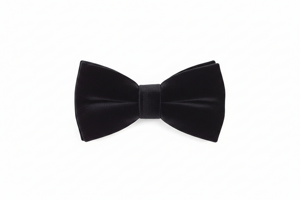 Men's Velvet Banded Bow Tie