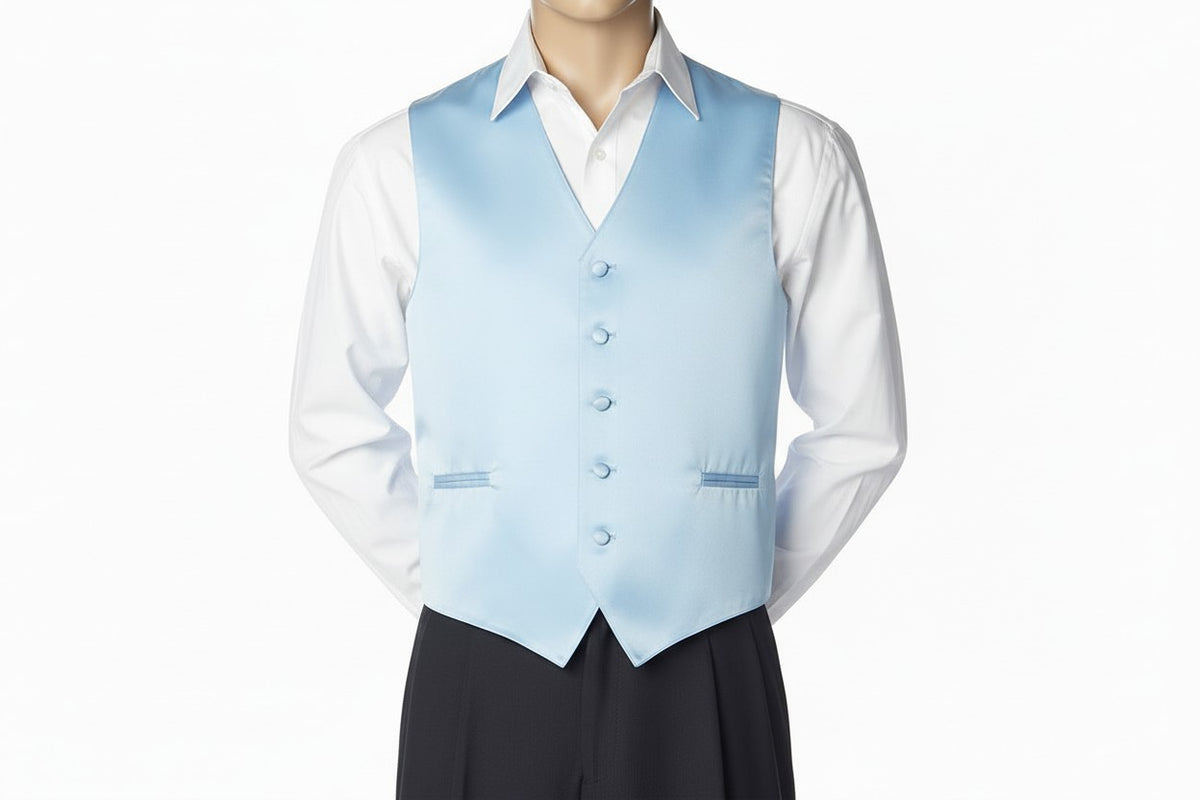 Plain Vest - Blue