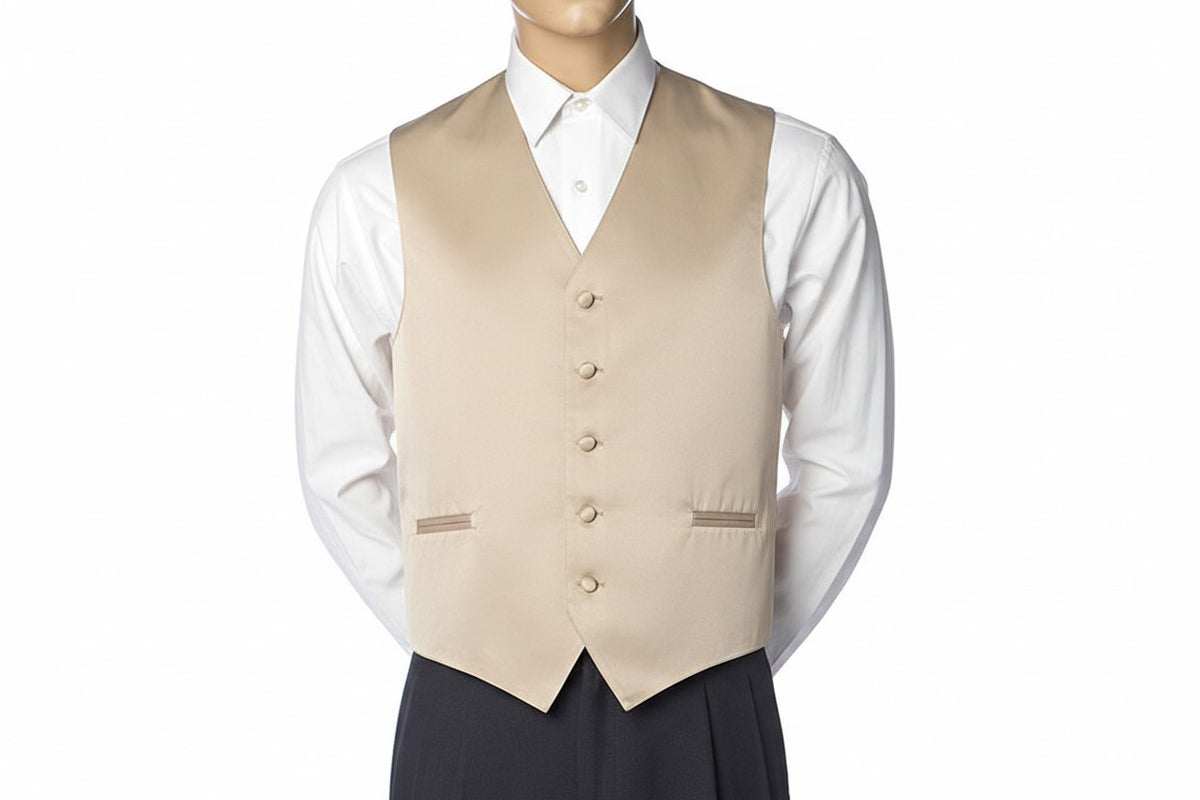 Plain Vest - Beige