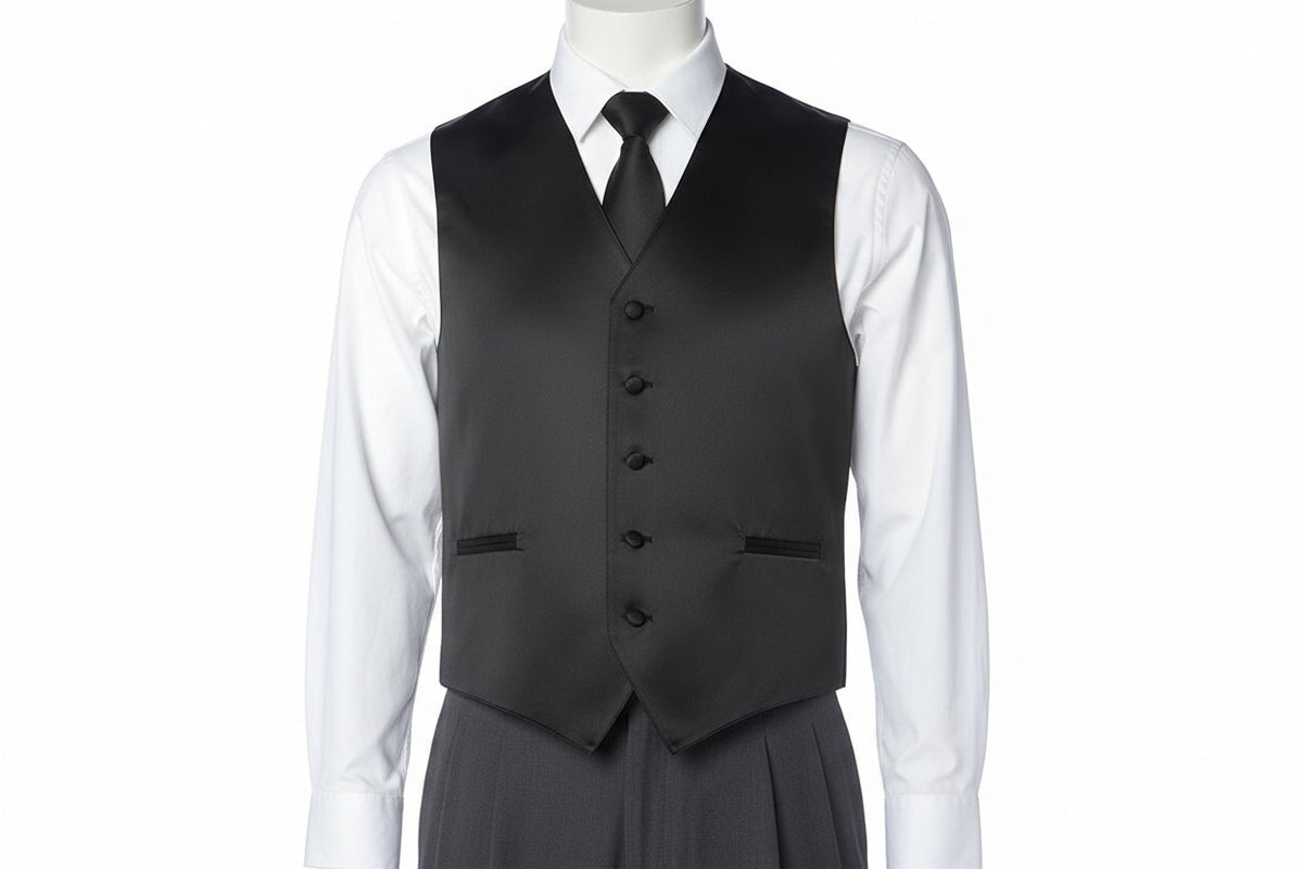 Plain Vest - Black