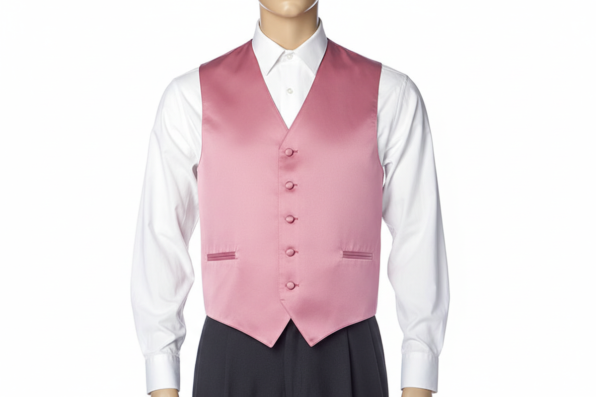 Plain Vest - Pink