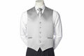 Plain Vest - Silver