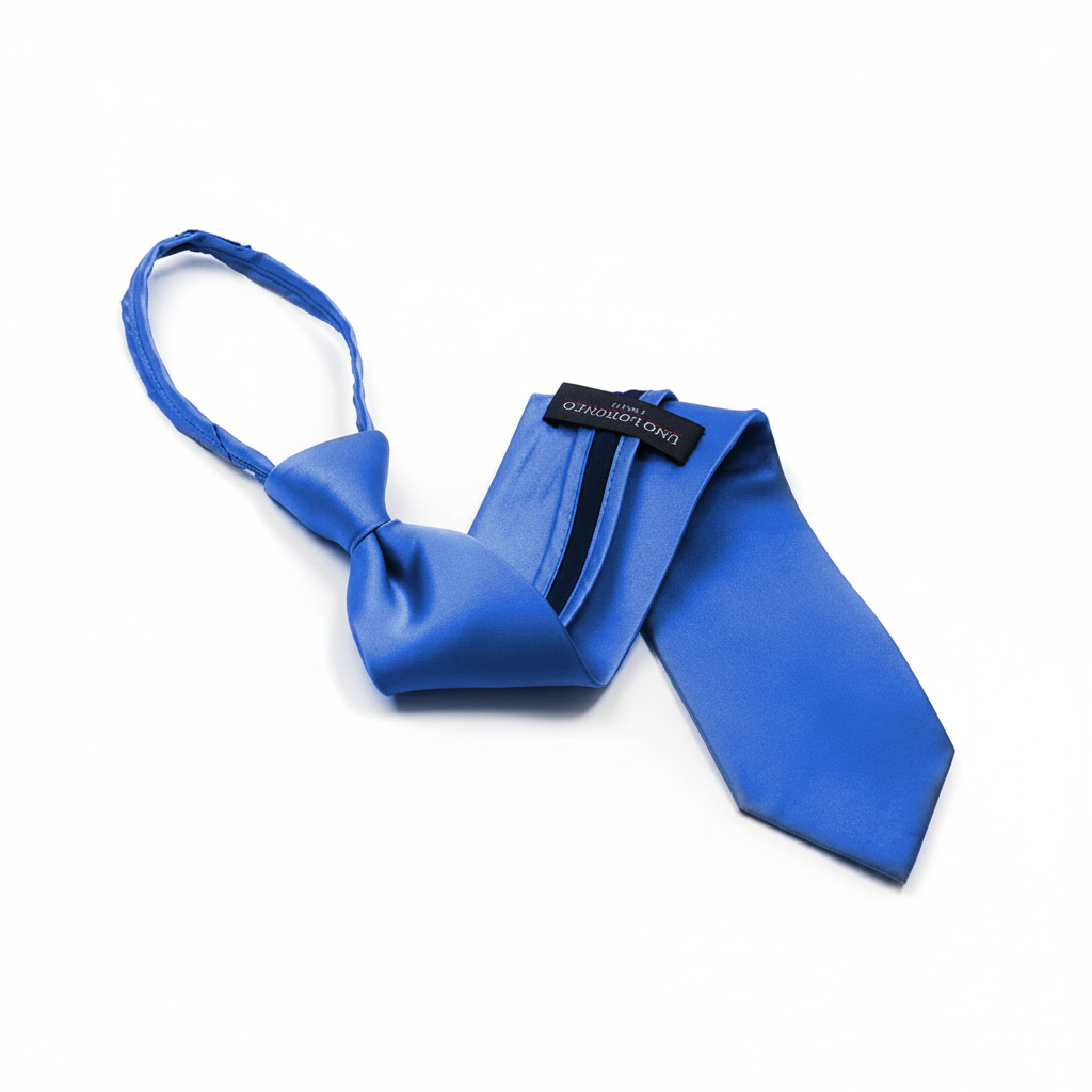 Poly Solid Zipper Tie - Z1301