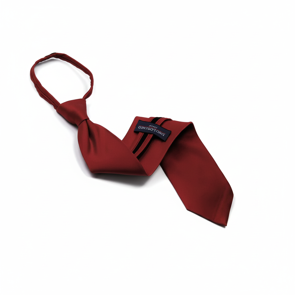 Poly Solid Zipper Tie - Z1301