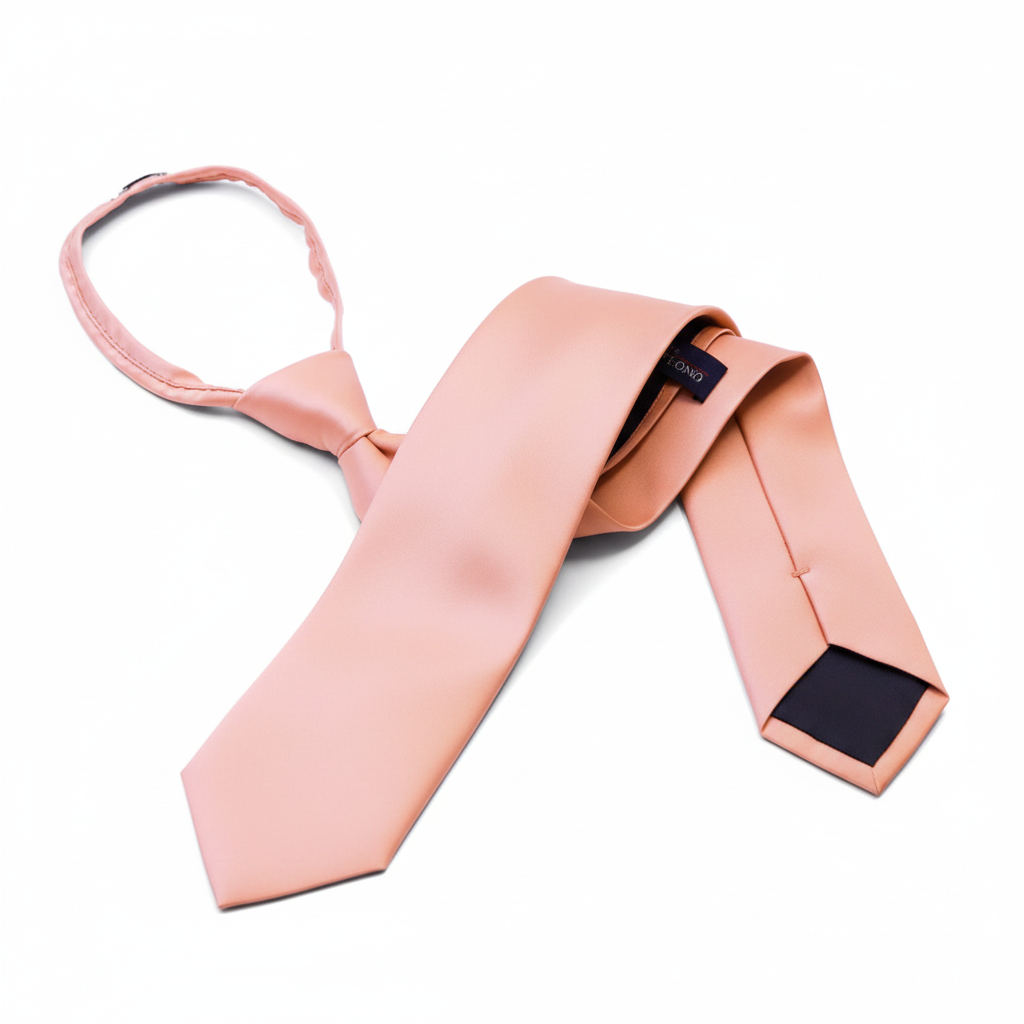 Poly Solid Zipper Tie - Z1301