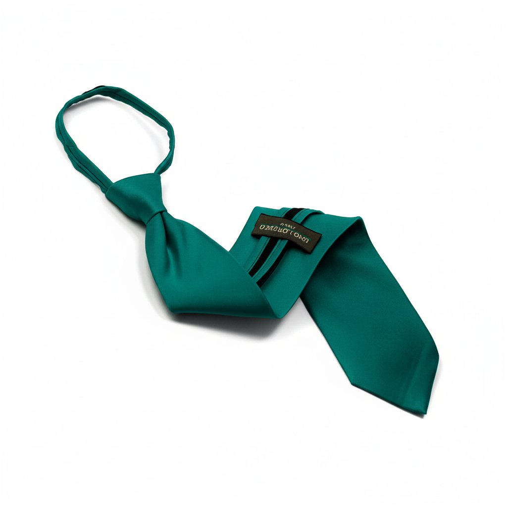 Poly Solid Zipper Tie - Z1301