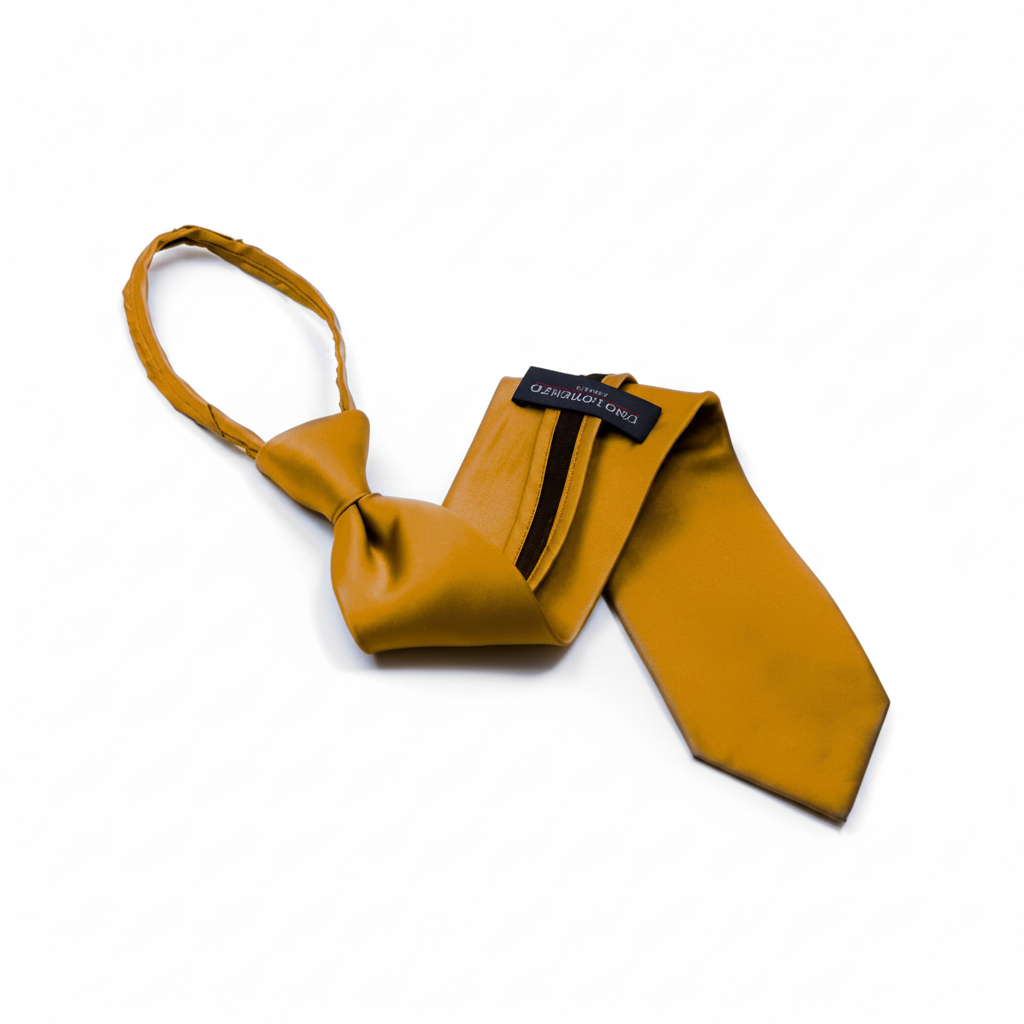 Poly Solid Zipper Tie - Z1301