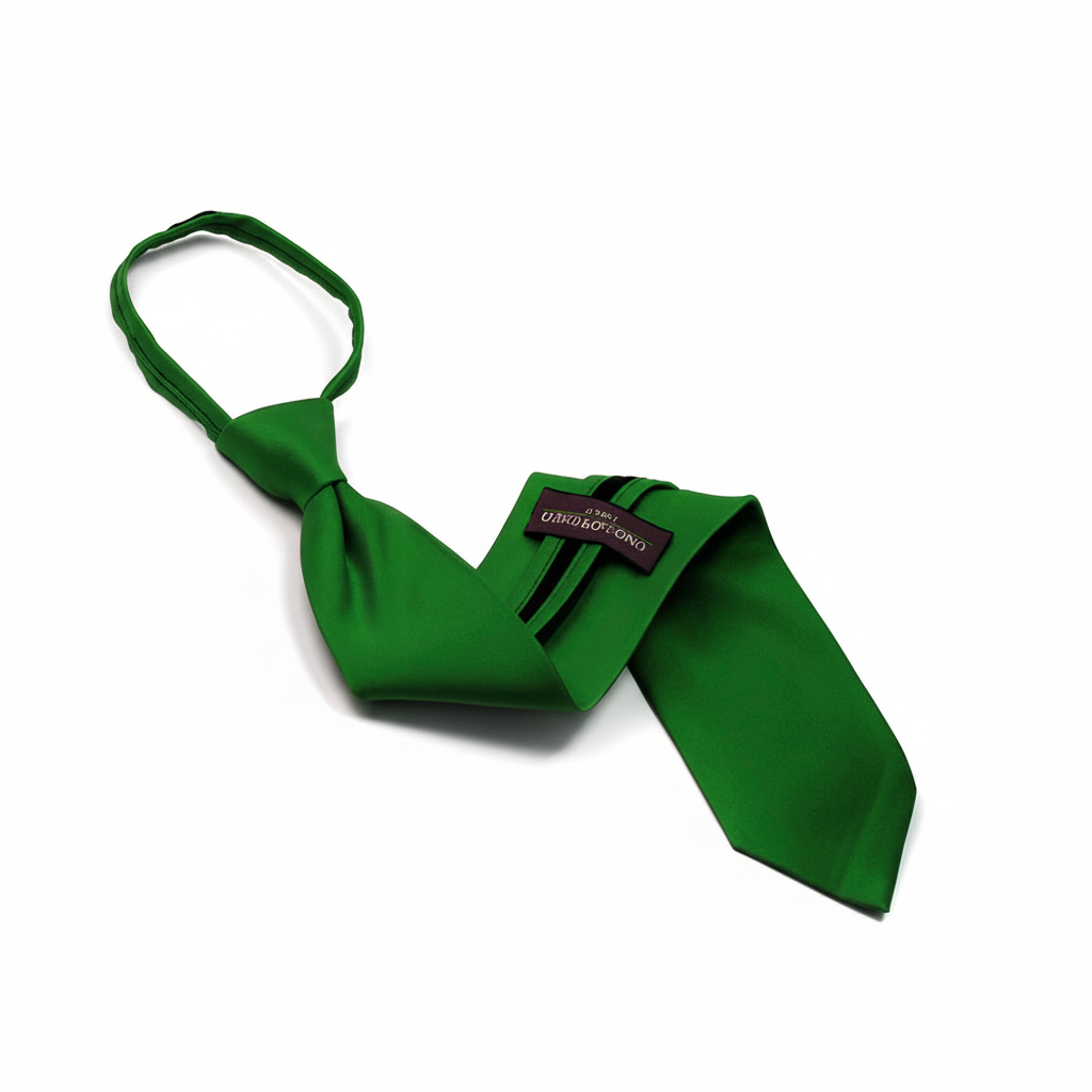 Poly Solid Zipper Tie - Z1301