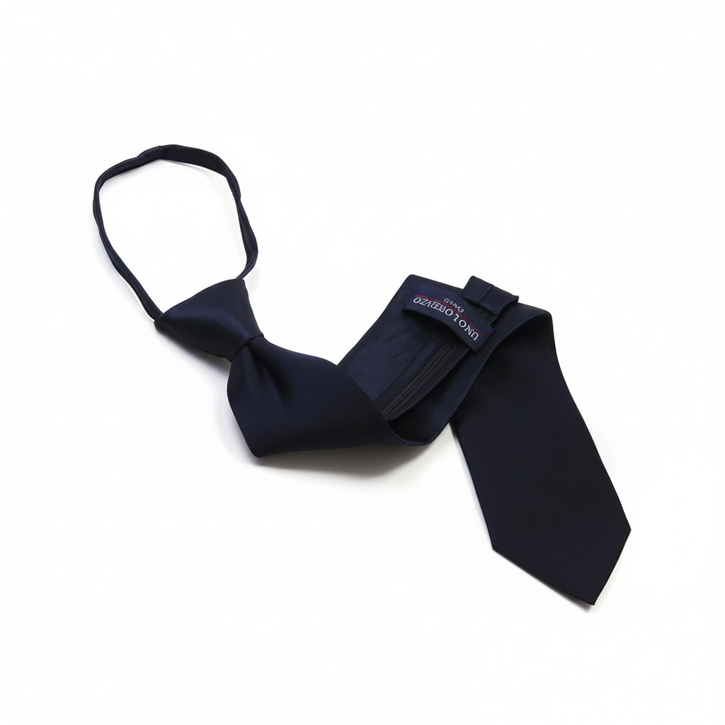 Poly Solid Zipper Tie - Z1301