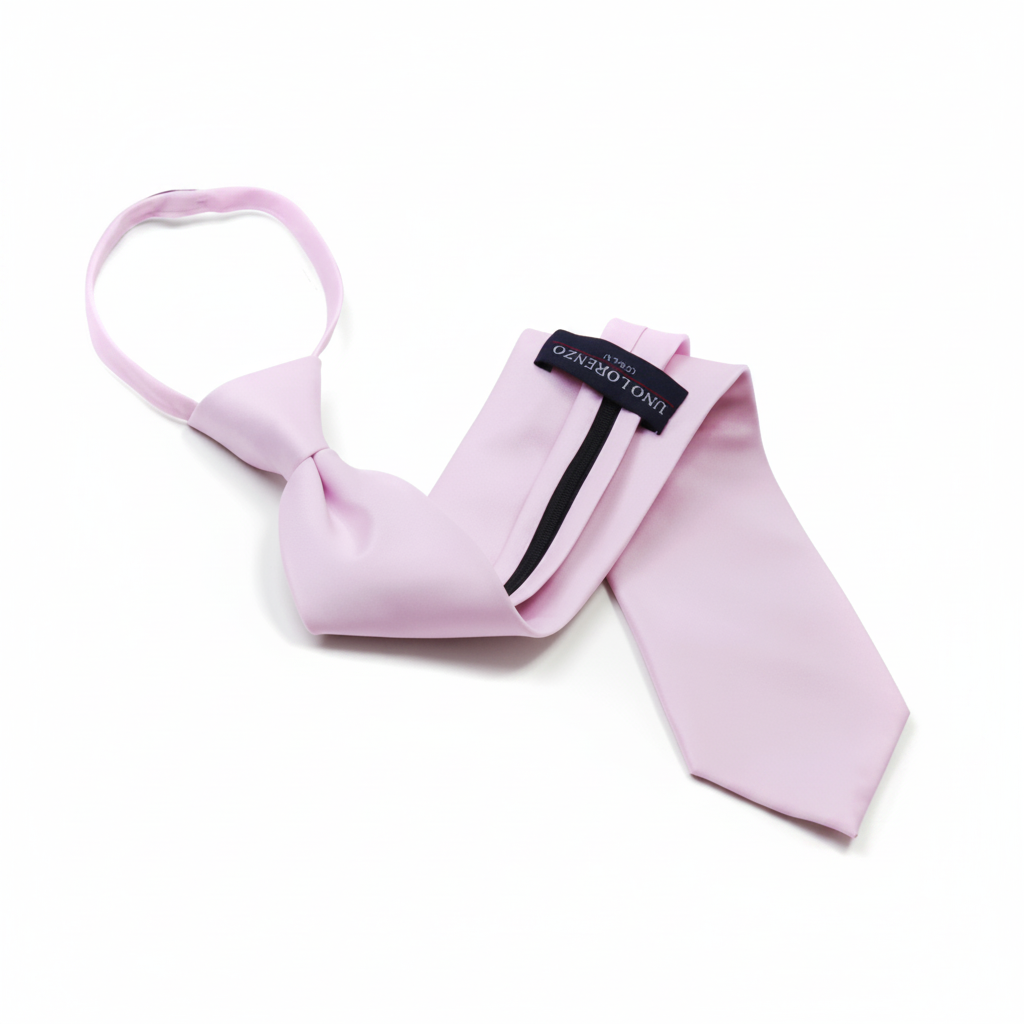 Poly Solid Zipper Tie - Z1301