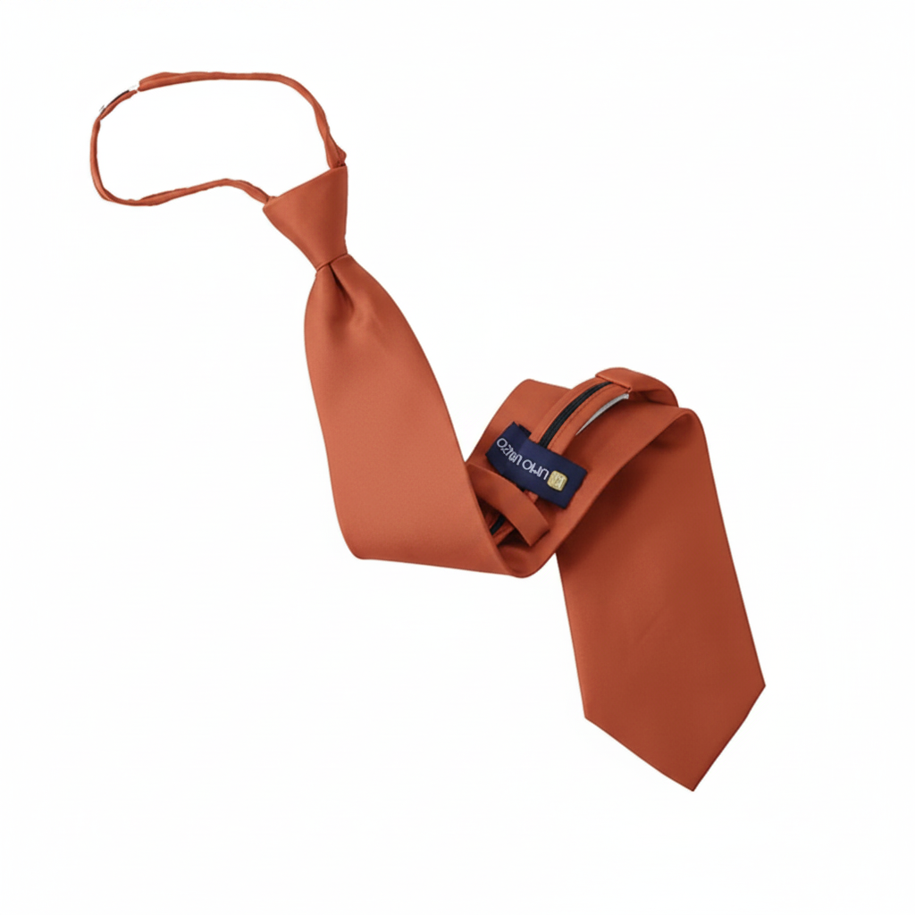 Poly Solid Zipper Tie - Z1301