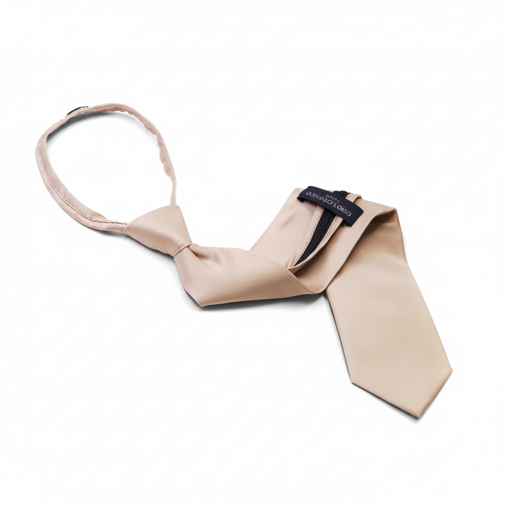 Poly Solid Zipper Tie - Z1301