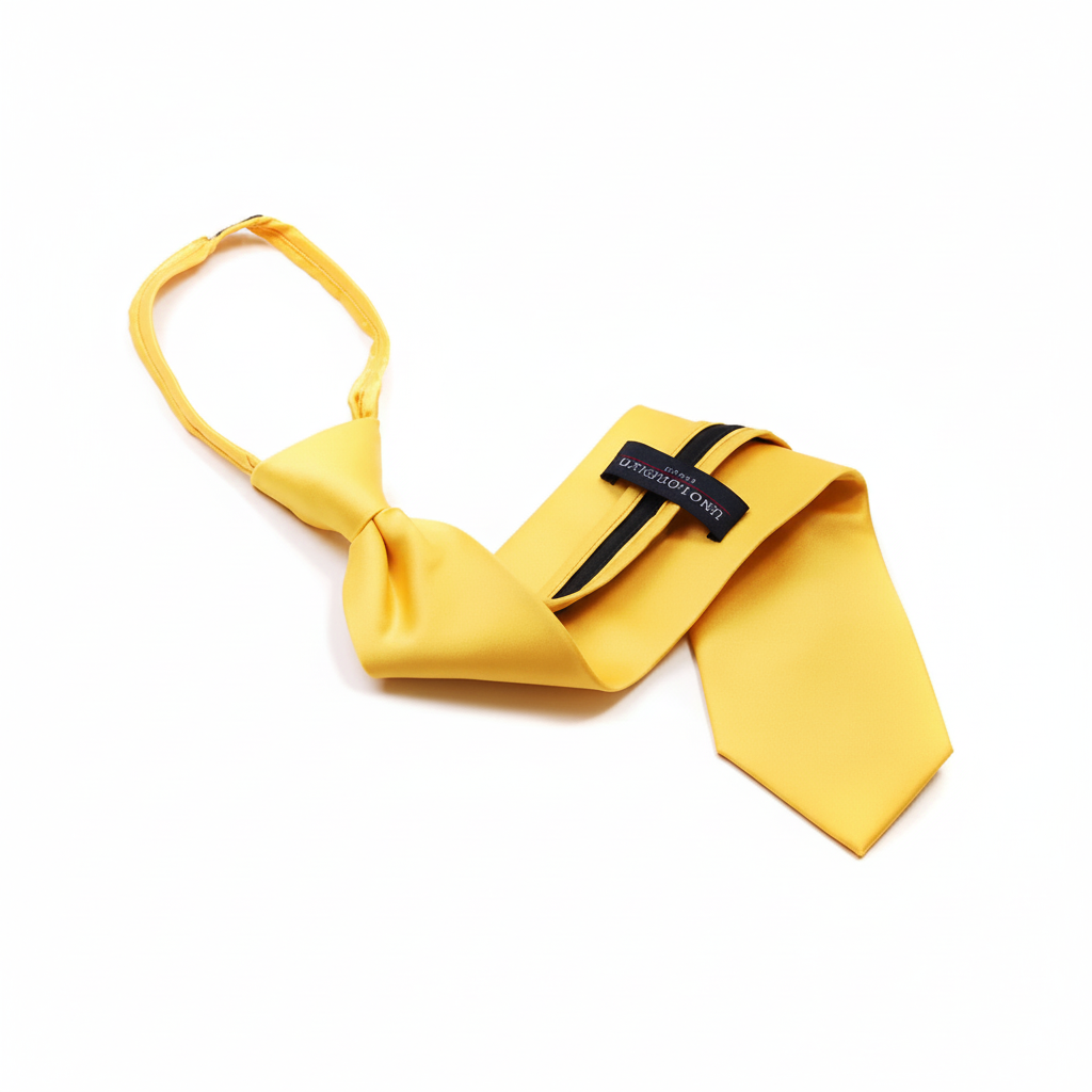 Poly Solid Zipper Tie - Z1301