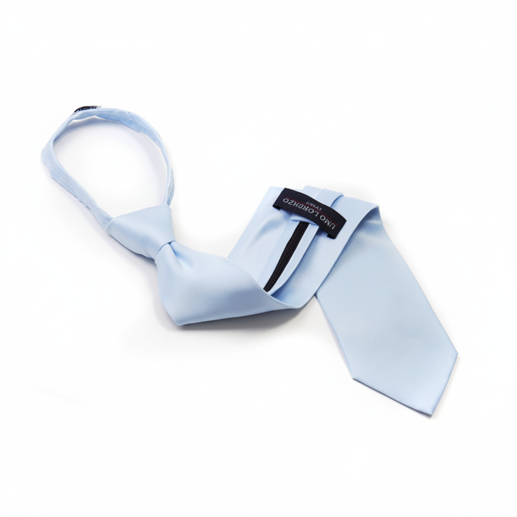 Poly Solid Zipper Tie - Z1301