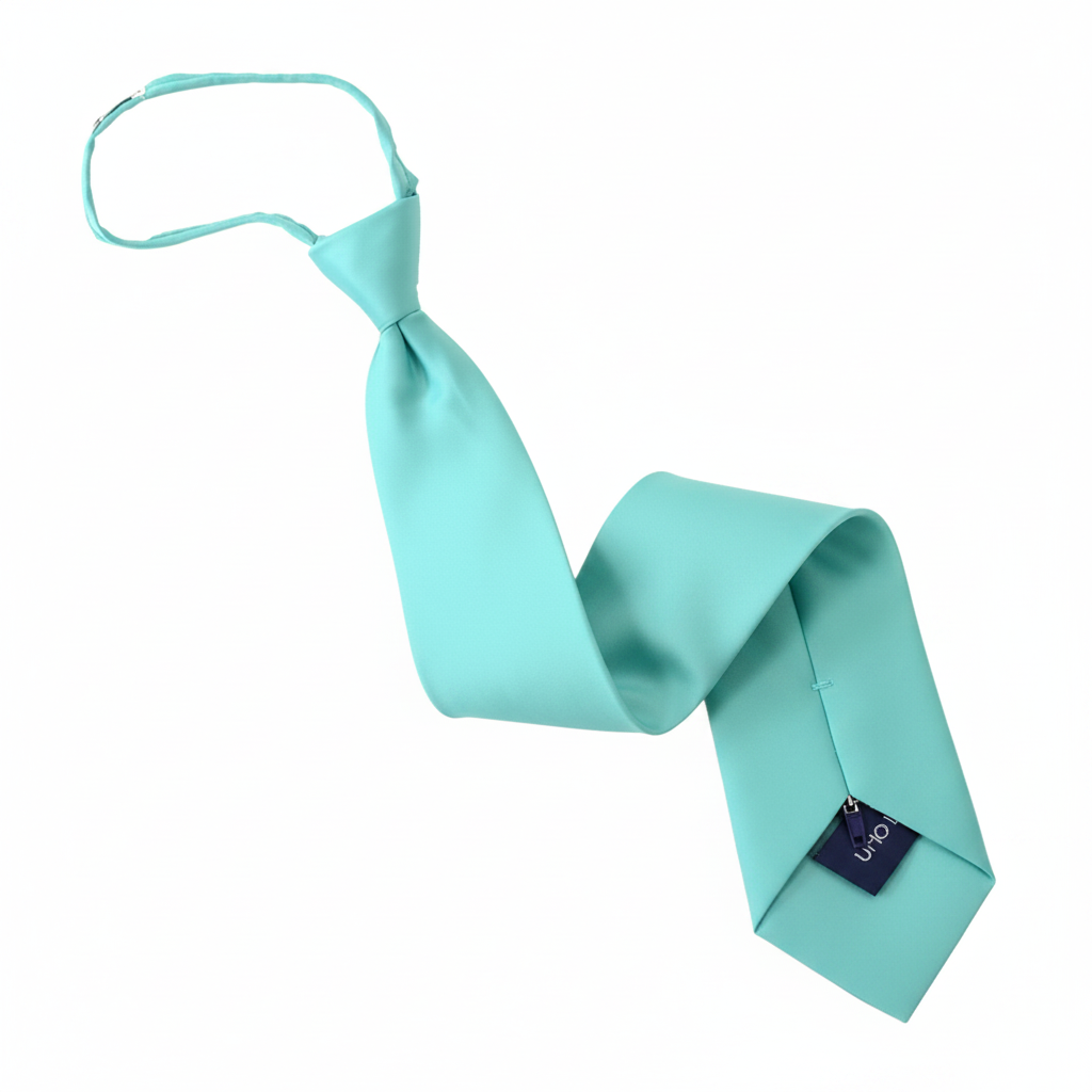 Poly Solid Zipper Tie - Z1301