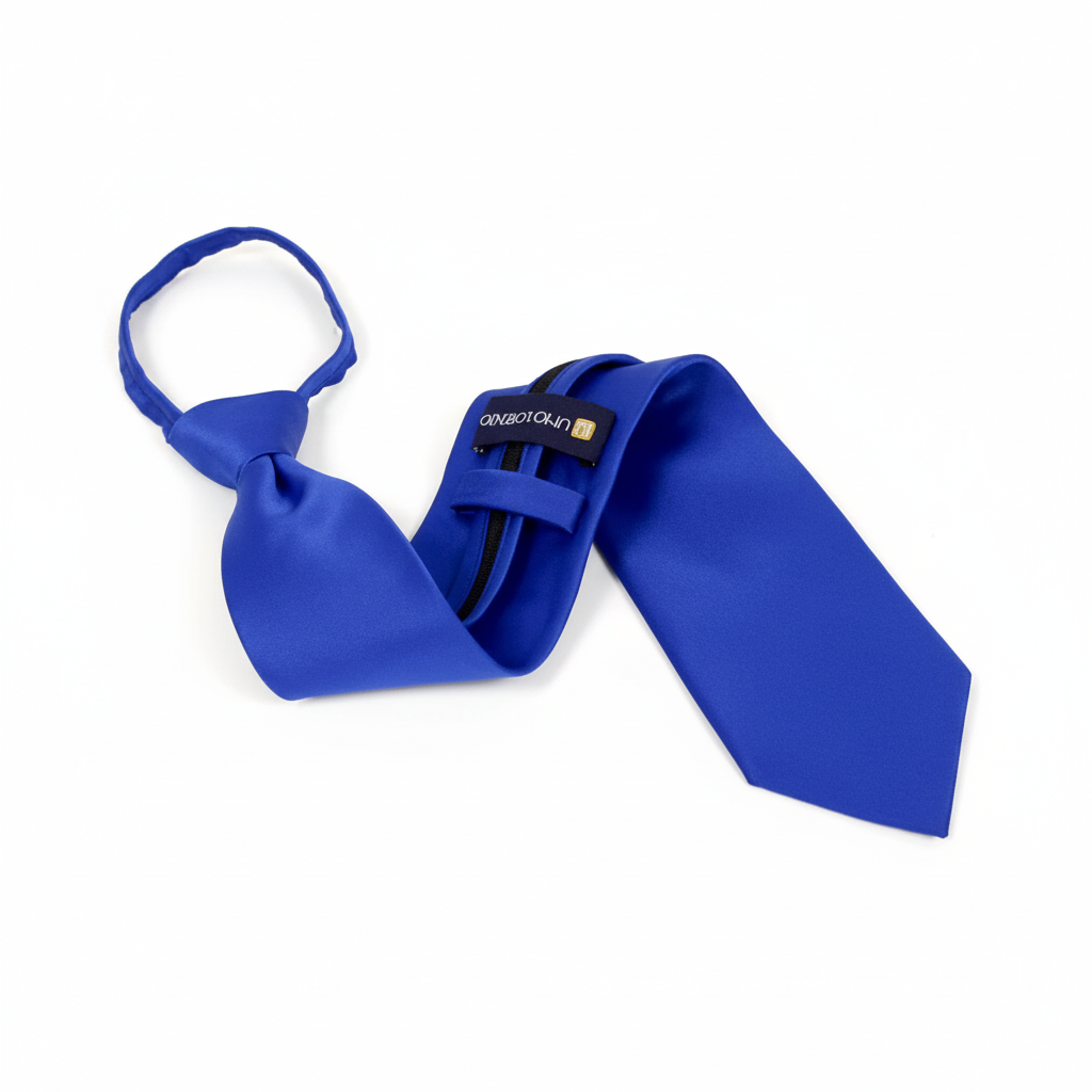 Poly Solid Zipper Tie - Z1301