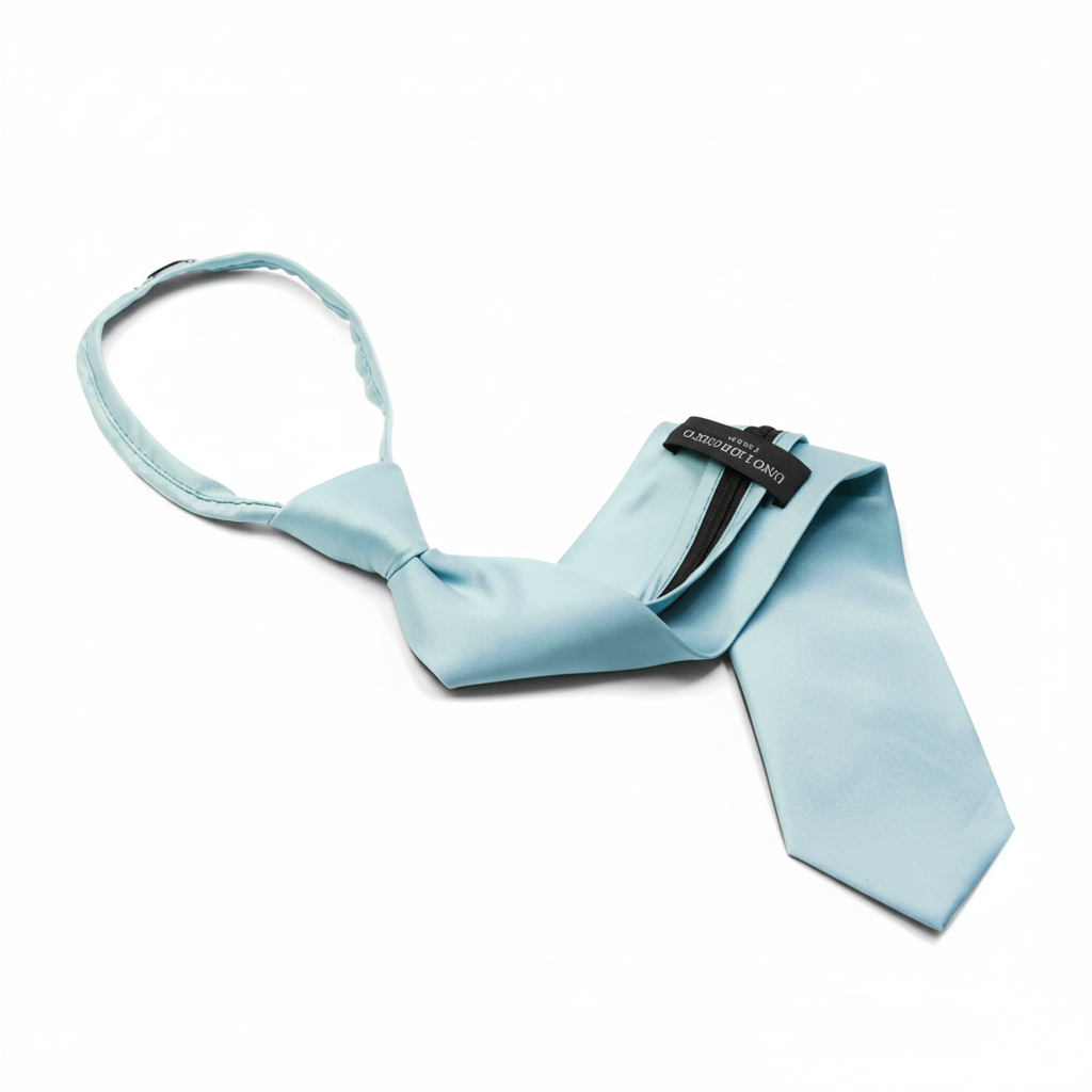 Poly Solid Zipper Tie - Z1301