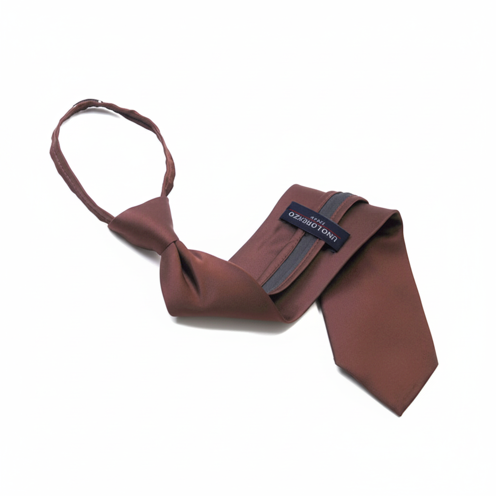 Poly Solid Zipper Tie - Z1301